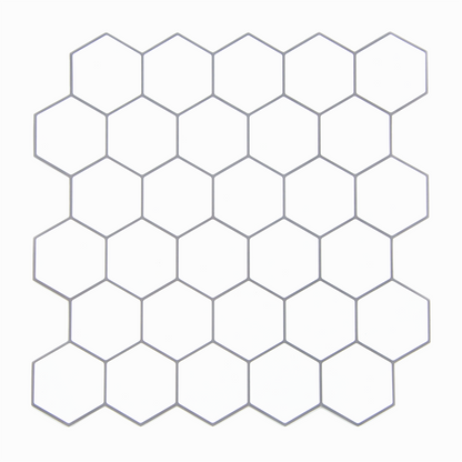 Hvidt fliseklistermærke (igloo) fra Stickoramic.