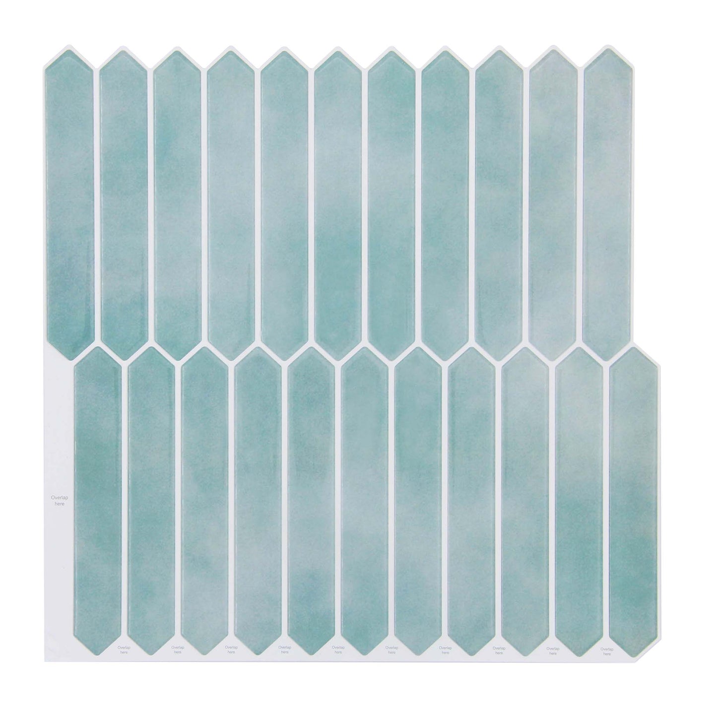 Turkisblå fliseklistermærke (turquoise tides) fra Stickoramic.
